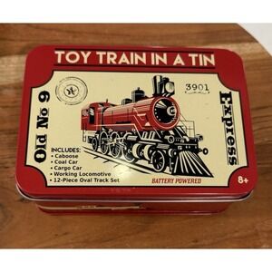 Westminster Toy Train in a Tin Old No 9 Express 3901 Battery Powered Brand New